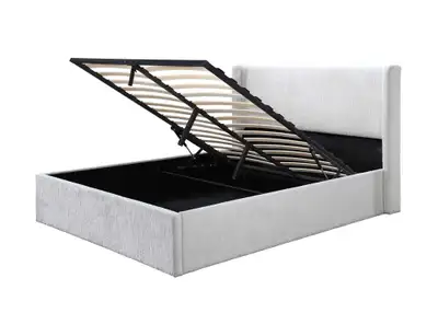 Closing Sale! New Boucle Style Storage Bed For Sale | King/Queen, View more