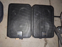 Black Pair TEAC LS-X600 3 Way Indoor/Outdoor Speakers