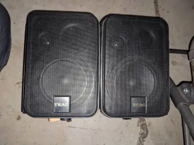 Black Pair TEAC LS-X600 3 Way Indoor/Outdoor Speakers, View more