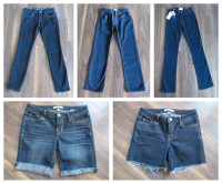 Ladies Size 26 and 27 Jeans and Jean Shorts