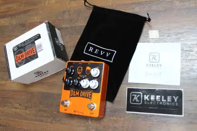 JOIN OUR FACEBOOK PAGE FOR DAILY SPECIALS!! Keeley D&M Drive Electric Guitar Pedal 2017 - Present W/...