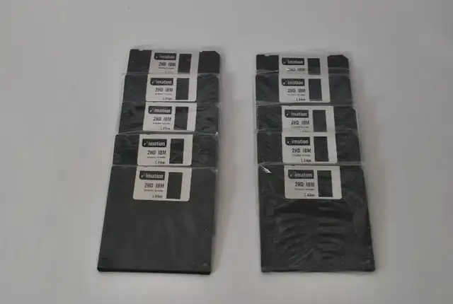 12 Pcs Lot - 3.5” Floppy Diskettes 1.44MB HD High Density Disks63904276721667124