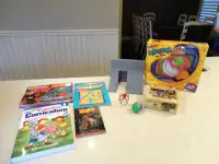 Fingerboard Ramp & 4 Books and puzzle Books & Action Figure