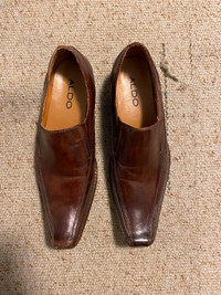 Men Brown Aldo dress shoes for sale!!