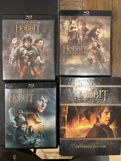 Hobbit - Blu Ray - Extended - Used - Triology, View more