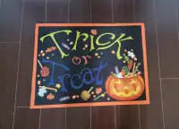 Trick or treat mat 