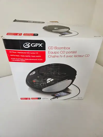 GPX CD Boombox, View more