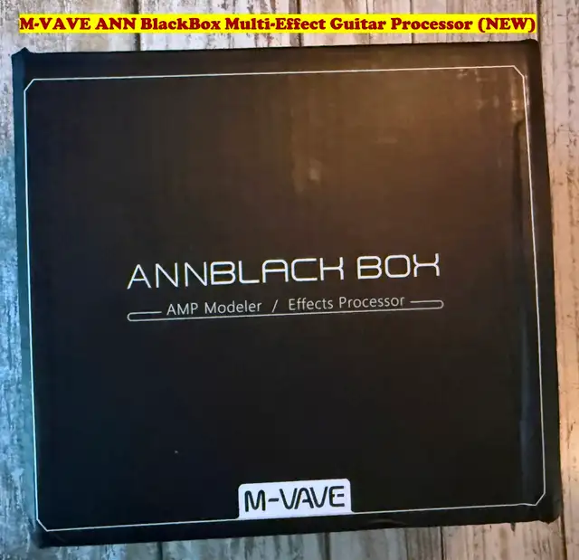 M-VAVE ANN BlackBox Multi-Effect Guitar Processor (NEW)521682939754598402