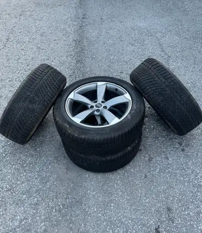 255/50/19 Inch Continental ContiWinterContact TS830P SSR Run Flat Snow Tires + Original Audi 'Rotors...
