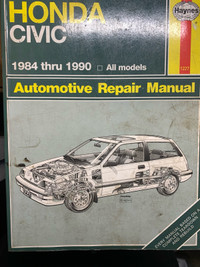 Haynes Honda Civic 1984-90  Manual 