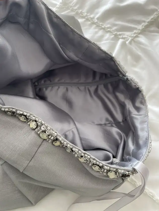 2 piece silver grad dress (size 6) | Women's - Dresses & Skirts ...