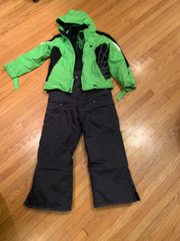 Kids Spyder jacket and Monster ski pants