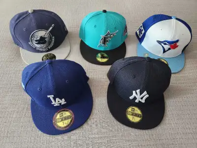 New Era Baseball Caps, Fitted 7-3/8, View more