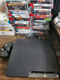 Ps3 Slim and 5 games 160$