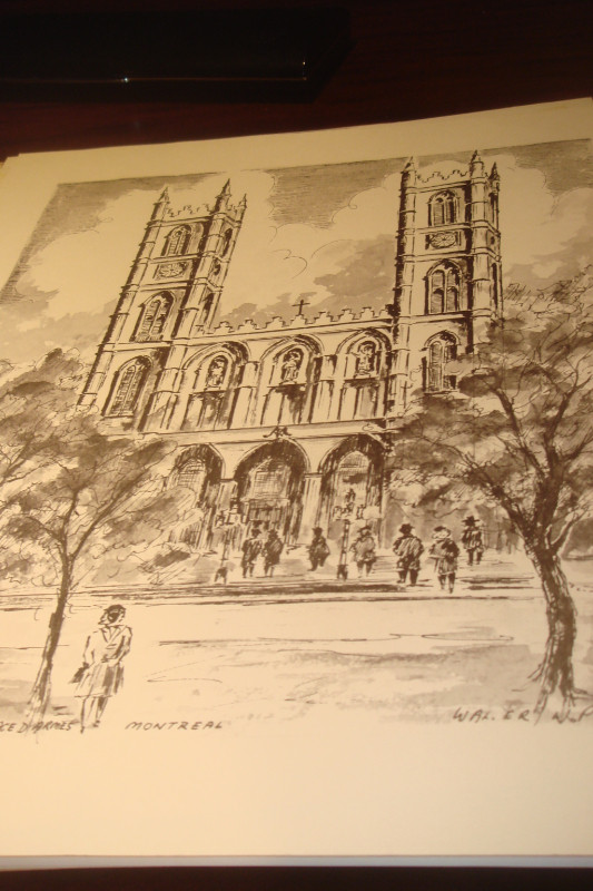 First Series of Walter Pranke Pen & Ink Drawings of Old Montreal dans Art et objets de collection  à Ville de Montréal - Image 3