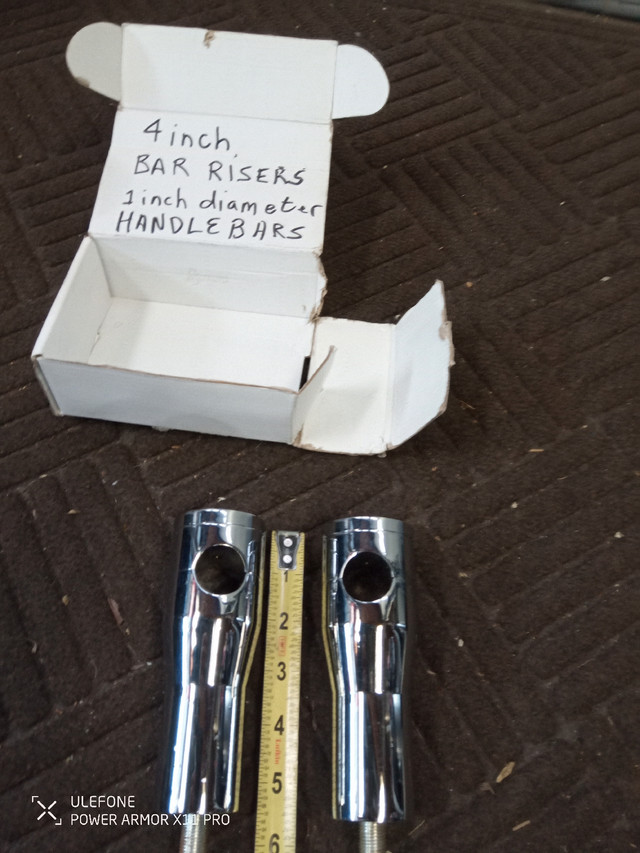HARLEY DAVIDSON  4 INCH BAR RISERS NEW in Motorcycle Parts & Accessories in Sudbury - Image 2