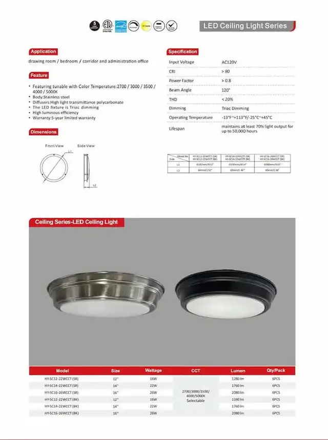 LED Ceiling Light Series551129156472678402