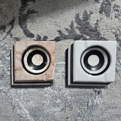 Set of Marble Ashtrays, View more
