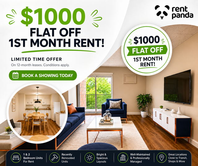 Apartments for Rent / $1,000 First Month Rent Discount!