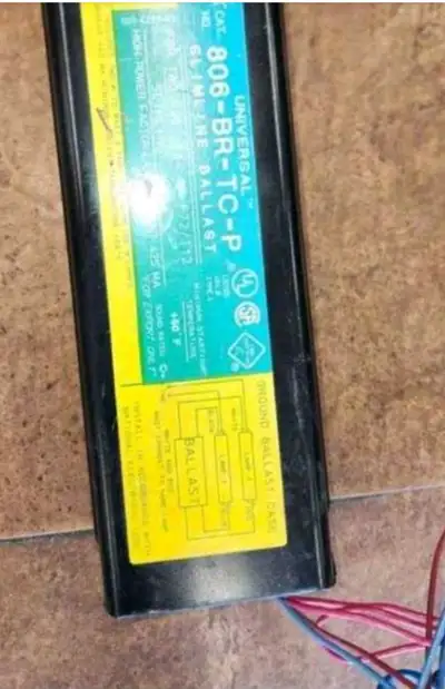 1 MAGNETEK 806-BR-TC-P FLUORESCENT BALLAST, 120V. 10$, View more