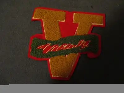 VINTAGE VARSITY PATCH FOR JACKET-1980'S-UNIQUE & COLLECTIBLE!, View more