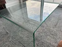 Tempered Glass Coffee Table, Brand New and Sleek!
