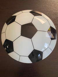 Light fixture glass Soccer ball