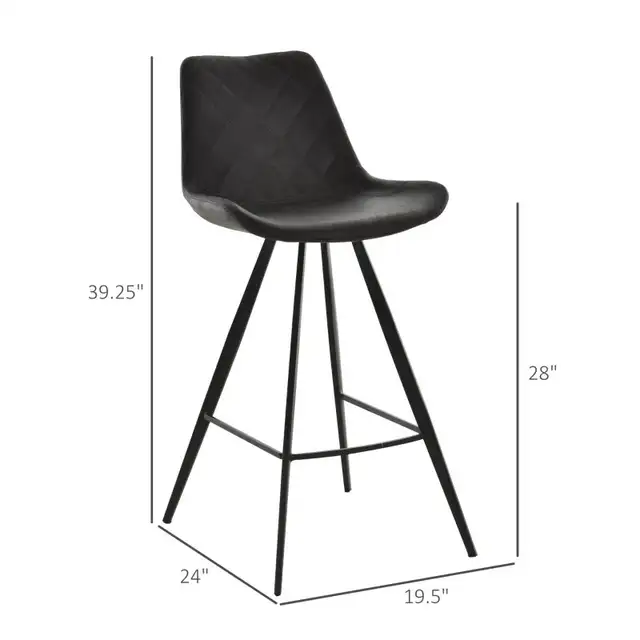Microfiber Cloth Bar Stool, Multi-functional Kitchen Stools, Ba in Chairs & Recliners in Markham / York Region - Image 2