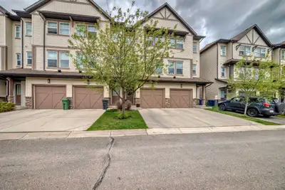 This pet-friendly rental in Cochrane features a spacious layout with a private deck and an attached...