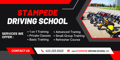 Calgary's reputable motorcycle school since 1999. Offering Beginners, advance and brush up courses....
