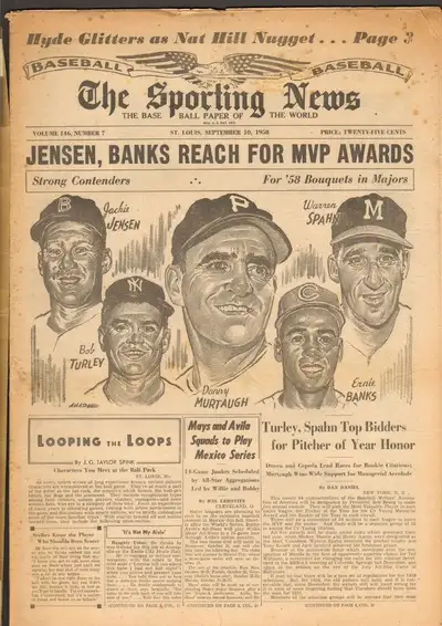 1958 Sporting News Magazine Collection, View more