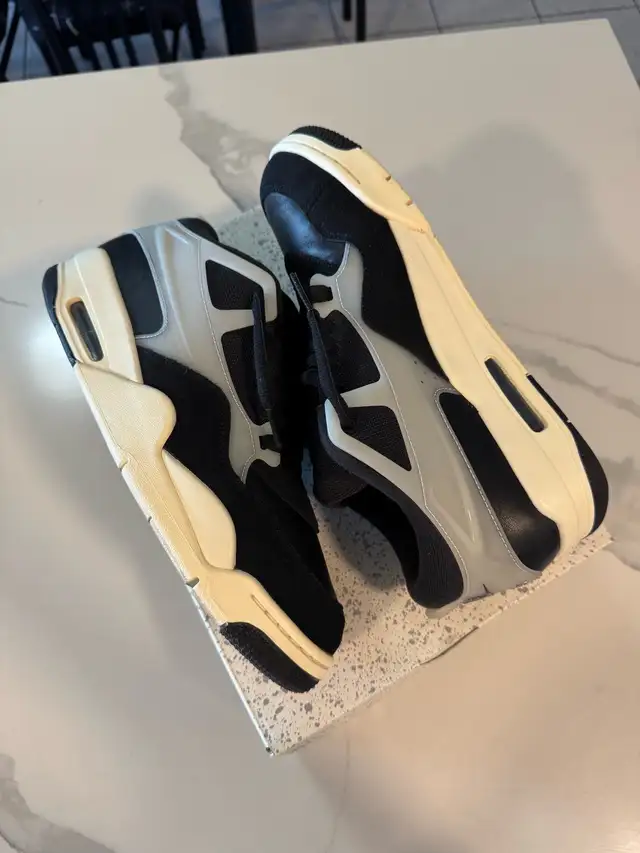 Air Jordan 4 RM Black/Sail - Size 10M in Men's Shoes in City of Toronto - Image 3