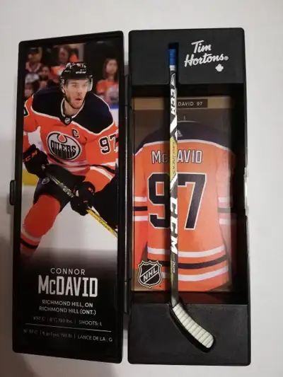 2019 Tim Hortons Connor McDavid mini Hockey Stick, View more