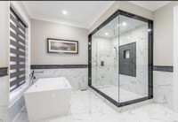 Washroom renovation and tile installation professional 