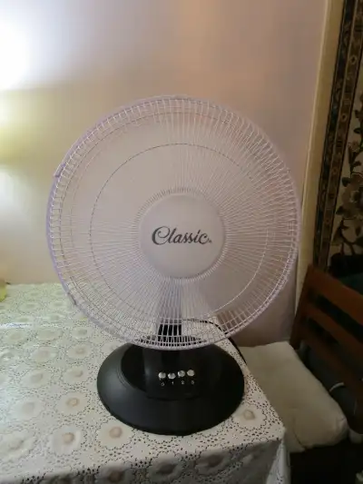 Table fan with 3 rotation speeds and a swivel mechanism, View more