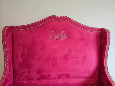 Bed Frame with head board size double girl, View more