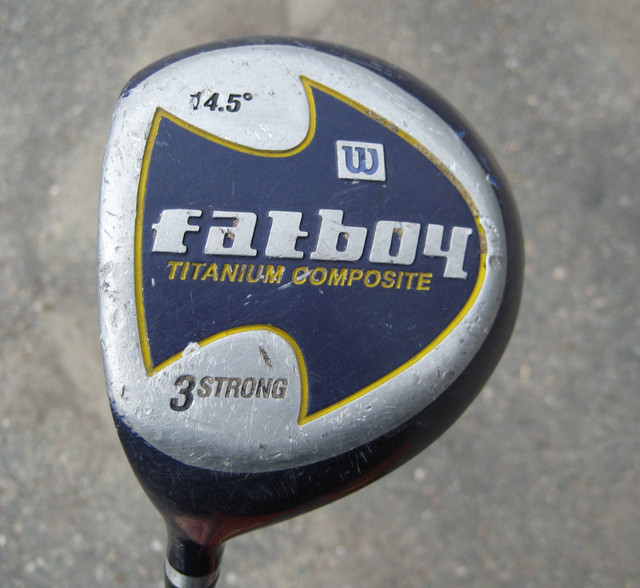 LEFTY LH Wilson Fatboy 3 wood R-Flex graphite shaft golf club in Golf in Sudbury