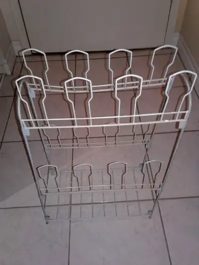 Shoe rack and storage baskets  -$3 each , View more