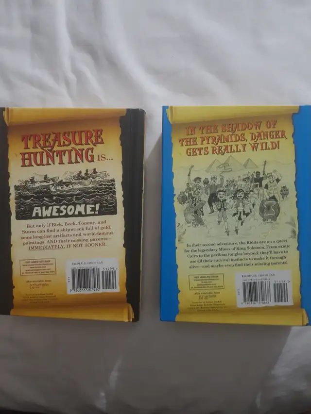 Treasure Hunters by James Patterson.  Books #1 and #2 in Children & Young Adult in Saskatoon - Image 3