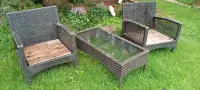 Patio chair outdoor chair set and table entertainment 
