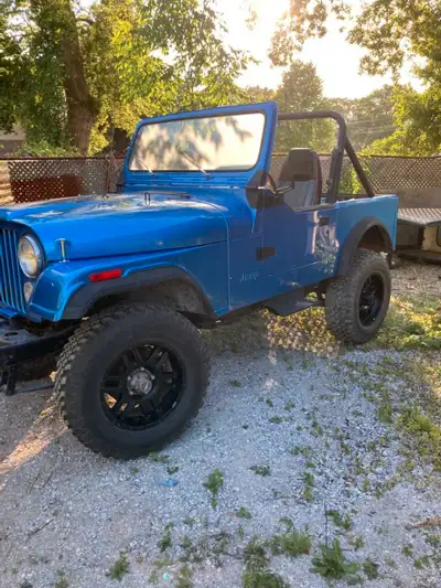 Looking to trade my 84 cj7 for a camper in good shape..no pop ups ...nothing big ...something like c...