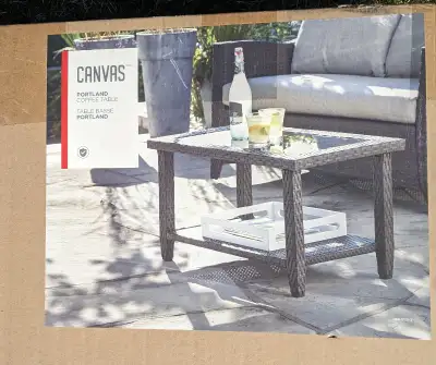 Brand New-Portland Collection Patio Coffee Table $125 OBO, View more