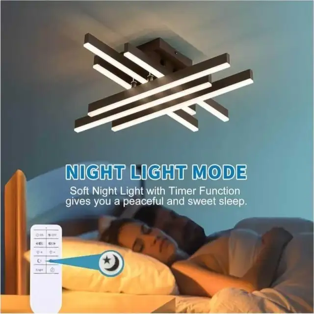 Oranoor Modern LED Ceiling Light Flush Mount, 24 in dimmable, in Indoor Lighting & Fans in City of Toronto - Image 7