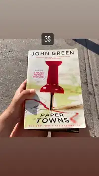 Teen novel Paper Towns by John Green
