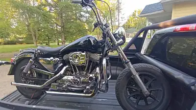 **Built, Not Bought – Custom Bobber with Real Harley Attitude** **1987 Harley-Davidson Sportster Bob...