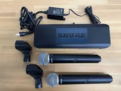 Shure BLX288/Beta58a Dual Microphone, View more