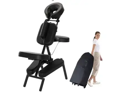 Master Massage Apollo Extra Large Size Portable Massage Chair-Lightweight Aluminum Tattoo Foldable-S...