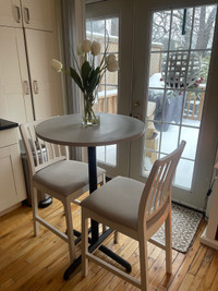 Ikea Stensele table and Ekedalen chairs for Sale