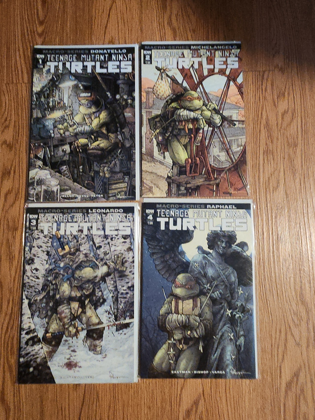 IDW ninja turtles macro-series #1-4 in Comics & Graphic Novels in Cambridge