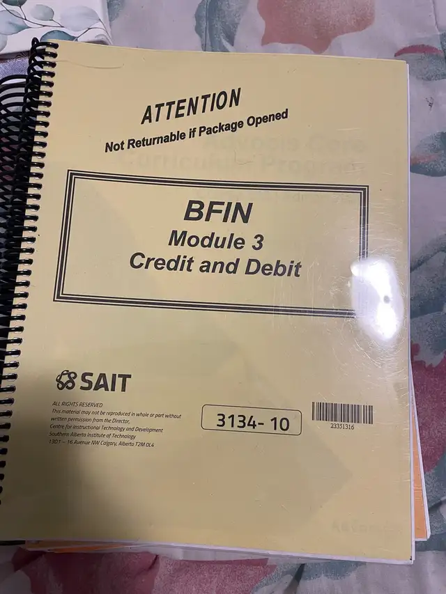 SAIT modules great shape! in Textbooks in Calgary - Image 4